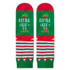 Christmas Elf Socks for Teens 4-7 Years Old, Christmas Elf Snata Gifts for Kids Funny Crazy Christmas Socks for Childen Novelty Festive Xmas Gift Present Stocking Stuffer