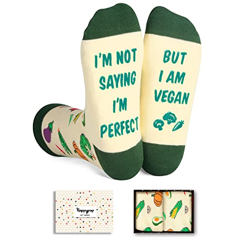 Vegans Gifts, Unisex Funny Vegetarian Gifts for Men Women, Novelty Veg –  Happypop