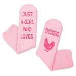 Unique Chicken Gifts for 7-10 years old Girls Who Love Chicken, Cute Chicken Gifts for Kids, Crazy Fuzzy Chicken Socks for 7-10 years old, Unique Chicken Gifts for Chicken Lovers