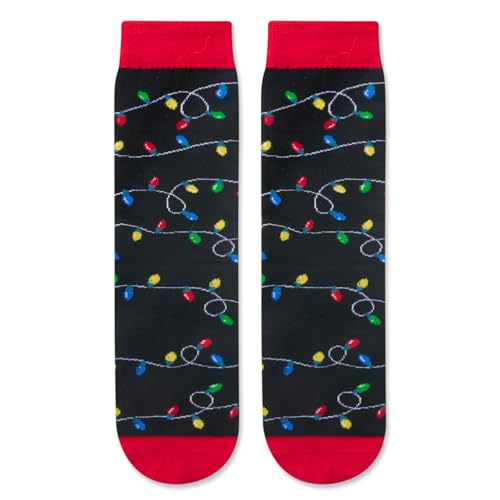 Funny Christmas Gifts for Kids, Christmas Socks, Christmas Light Socks for Boys Girls, Xmas Gifts, Holiday Gifts, Christmas Light Gifts, Santa Gift Stocking Stuffer, Gifts for 7-10 Years Old