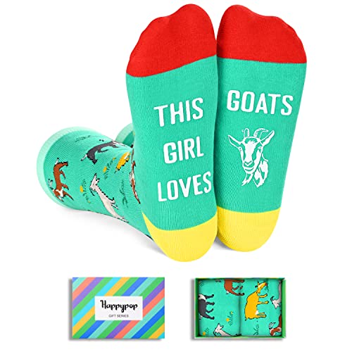 Funny Saying Goat Gifts For Women,This Girl Loves Goats,Novelty Goat P –  Happypop