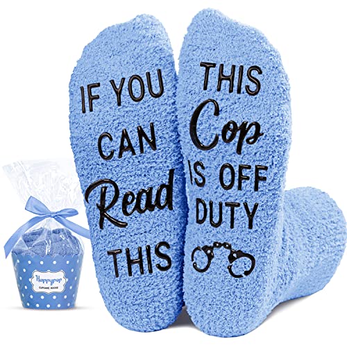 Unisex Police Socks, Policeman Gifts for Cops, Police Dad Gifts, Police Officers, Police Academy Graduations, Police Detective Police Retirement Gifts