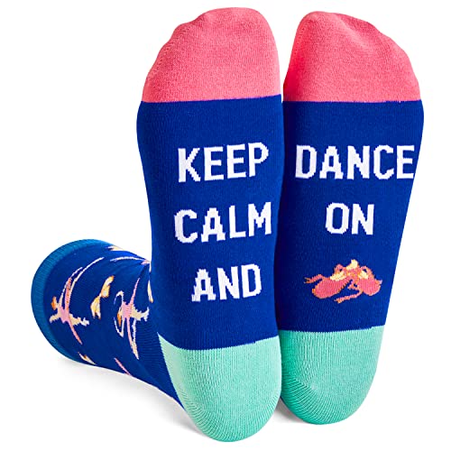 Novelty Dance Socks for Women who Love to Dance, Funny Dance Gifts for  Dancers, Dance Lovers Gifts, Dance Teacher Appreciation Gifts