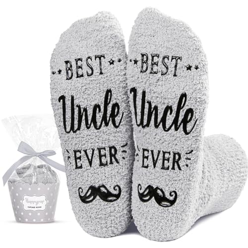 Portachiavi Uncle Gifts – Regalo Originale Per Zio, Anello Portachiavi In Metallo, Semplice Ed Elegante