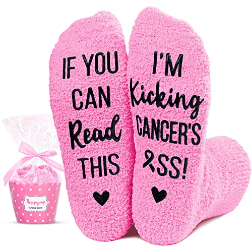 Breast Cancer Socks For Women, Chemo Gift, Cancer Gifts, Fuck