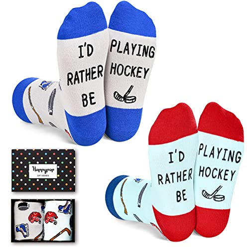 Unisex Novelty Hockey Socks for Kids, Children Ball Sports Socks, Funn –  Happypop
