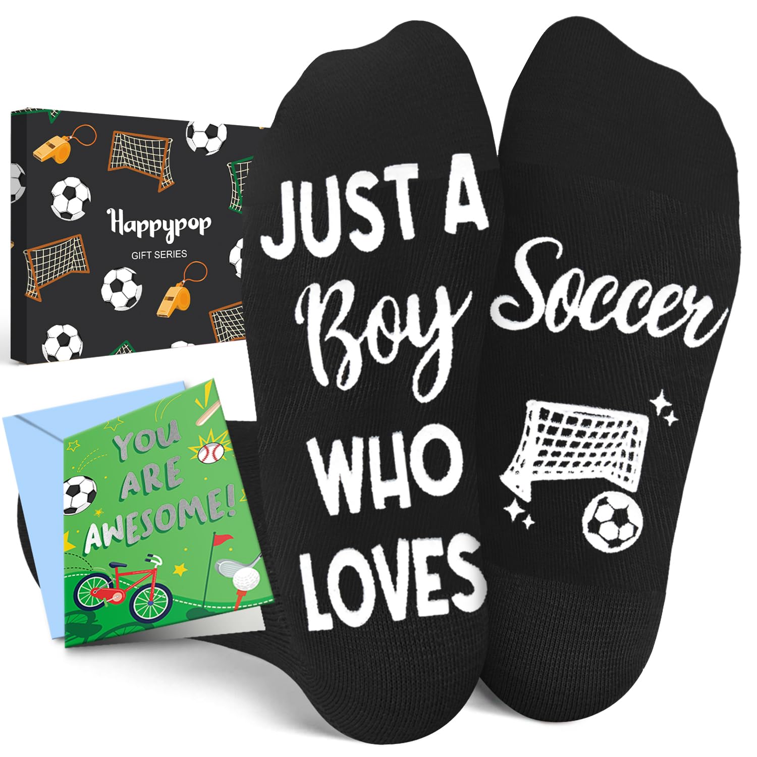 HAPPYPOP Soccer Gifts For Boys Kids 10-12 Gifts For Soccer Lover