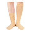 Novelty Beige Slouch Socks For Women, Beige Scrunch Socks For Girls, Cotton Long Tall Tube Socks, Fashion Vintage 80s Gifts, 90s Gifts, Women's Beige Socks