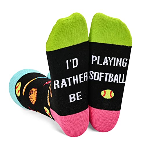 Unisex Funny Novelty Baseball Socks Gifts For Baseball Lovers Happypop