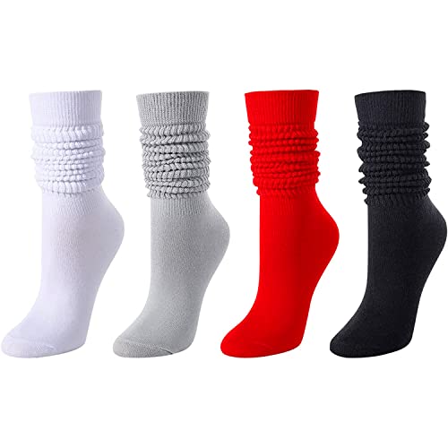 Fun Cute Colorful Slouch Socks For Women Girls, Scrunch Socks Women, C –  Happypop