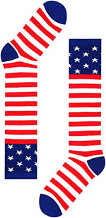 4th of July Socks, Independence Day Gifts for Women, Patriots Gifts, American Flag-themed Presents, Patriotic Socks, Unique Patriots Gifts