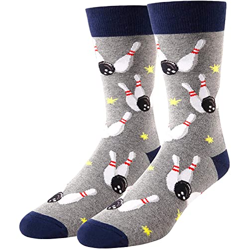 Bowling Lovers Socks, Sport Socks, Socks for Men, Novelty Bowling Sock