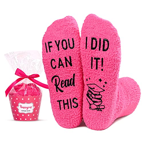 Funny Cheer Socks, Motivational Socks, Ongratulations Socks, Graduation Gifts for Her, Positive Gifts Encouraging Gifts for Women