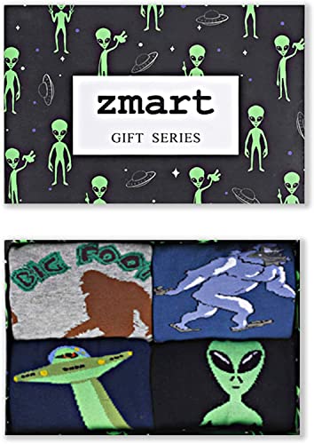 Funny Space Socks for Men Crazy Socks, Astronomy Gifts Outer Space Gifts for Space Lovers,  Men Silly Outer Space Socks Great Xmas Gift