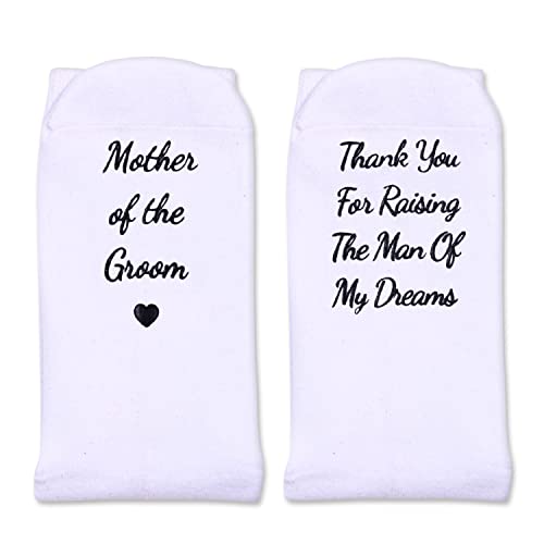 Cute Bride Mother Women's White Crew Socks