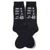 Crazy Silly 60th Birthday Socks Funny Gift Idea for Men Women Unique 60th Birthday Gift for Him and Her, Presents for 60 Year Old Men Women