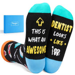 Unisex Dental Socks, Funny Gifts for Dentists, Tooth Gifts Teeth Gifts Orthodontist Gifts Dentist Gifts
