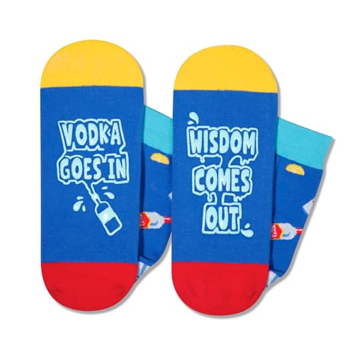 Vodka Lovers Gifts Novelty Vodka Sock for Men Women, Funny Socks Vodka Gifts Cool Socks, Funny Saying Socks Gifts for Vodka Lovers