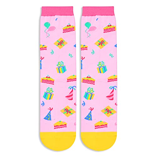 Unique 18th Birthday Gifts for 18 Year Old Girl, Funny 18th Birthday Socks, Crazy Silly Gift Idea for Sisters, Daughters, Friends, Birthday Gift for