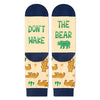 One-Size-Fits-All Bear Gifts, Unisex Bear Socks for Women and Men,  Bear Gifts Gender-Neutral Animal Socks