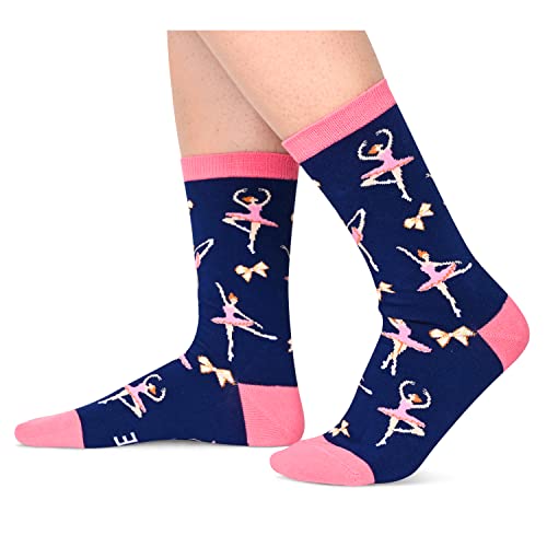 Fun Dance Women Dark Blue Socks – Happypop