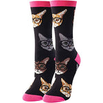 Birthday Gifts for Women Who Love Cats, Cat Mom Gift for Cat Owners Cat Socks