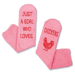 Perfect Gifts for Daughters and Granddaughters Who Love Chicken, Cute Chicken Gifts for Girls, Crazy Fuzzy Chicken Socks Gifts for 7-10 years old Girls, Unique Chicken Gifts for Chicken Lovers