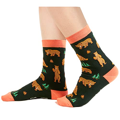 Versatile Bear Gifts, Unisex Bear Socks for Women and Men, All-occasion Bear Gifts Animal Socks