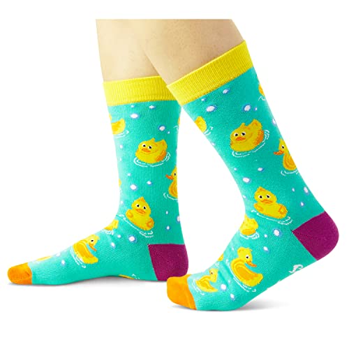 One-Size-Fits-All Duck Gifts, Unisex Duck Socks for Women and Men,  Duck Gifts Gender-Neutral Animal Socks