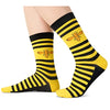 Cute Bee Socks Yellow