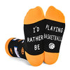 Fun Basketball Gifts for Kids Boys Girls, Children Ball Sports Socks for Sports Lovers, Funny Basketball Gifts for Basketball Lovers, Unisex Novelty Basketball Socks for Kids, Gifts for 7-10 Years Old