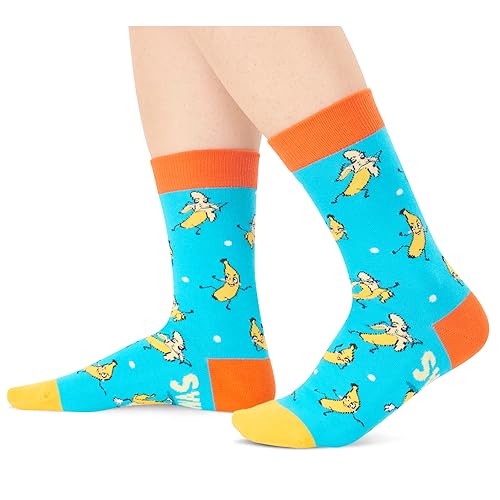 Unisex Funny Banana Gifts For Banana Lovers, Fruit Banana Socks Cool Socks