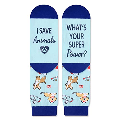 Unisex Veterinary Socks, VET Socks, Veterinarian Socks, Ideal for Veterinary Technician Gifts, Future Veterinarian Gifts, Pet Doctor Gifts, Dogtor Gifts