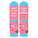 18th Birthday Unisex Adult Socks