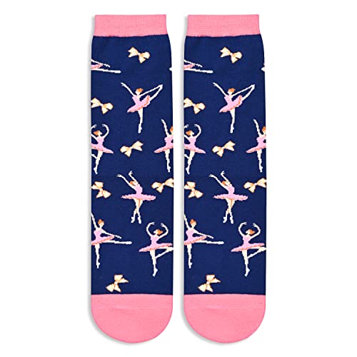 Novelty Dance Socks for Women who Love to Dance, Funny Gifts for Dancers,  Dance Teacher Appreciation Gifts