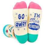 Cool Gifts for Students, Crazy Book Socks, Reading Socks, Unique Book Lover Gifts for Women, Men, Perfect Presents for Writers, Authors Gifts