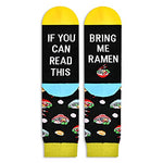 Unisex Ramen Socks, Ramen Lover Gift, Funny Food Socks, Novelty Ramen Gifts, Gift Ideas for Men Women, Funny Ramen Socks for Ramen Lovers, Valentines Gifts, Christmas Gifts