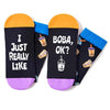 Funny Crazy Socks for Women Men, Boba Bubble Milk Tea Gifts for Teen Girls Boba Socks, Gifts for Drinkers