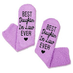 Best Gifts for Daughter In Law, Daughter In Law Gifts from Mother In Law, Unique Daughter In-Law Gifts, Fuzzy Socks for Women, Mothers Day Gift