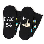 55th Birthday Gift for Him and Her, Unique Presents for 55-Year-Old Men Women, Funny Birthday Idea for Unisex Adult Crazy Silly 55th Birthday Socks