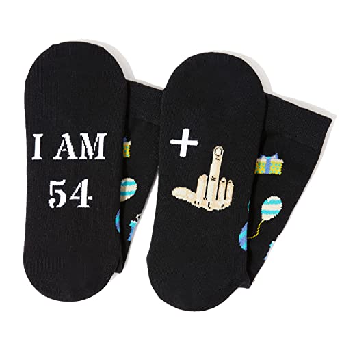 55th Birthday Gift for Him and Her, Unique Presents for 55-Year-Old Men Women, Funny Birthday Idea for Unisex Adult Crazy Silly 55th Birthday Socks