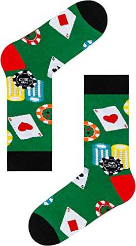 Men Poker Socks Series