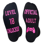 Gifts for 18 Year Old Girls Boys 18th Birthday Gifts, Gifts for Boys Girls age 18, Crazy Silly Funny Eighteen Year Old Socks for Kids