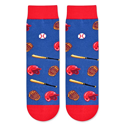 Novelty Softball Socks for Kids, Funny Softball Gifts for Sports