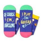 Guitar Gifts for Men Women Teen Unique, Cool Music Gifts for Bass Guitar Players Teachers, Funny Socks Guitar Lovers Gifts, Heavy Metal Gifts