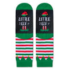 Funny Christmas Gifts for Kids, Funny Crazy Christmas Socks Holiday Socks for Childen, Elf Christmas Socks Santa Socks, Gifts for 7-10 Years Old