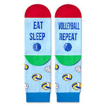 Cute Ball Sports Socks for Sports Lovers, Unisex Volleyball Socks for Men Women, Funny Volleyball Gifts for Volleyball Lovers, Perfect Women Men Volleyball Socks Gift