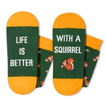 Gender-Neutral Squirrel Gifts Unique Squirrel Socks for Men and Women, Fun Gift for Squirrel Lovers