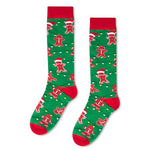 Christmas Socks for Kids, Gingerbread Socks, Gift for Christmas, Funny Gift, Colorful Socks, Motif Socks, Themed Socks, Xmas Gingerbread Socks, Xmas Gifts Girls Boys, Gifts for 7-10 Years Old