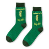 Pickle Socks, Crazy Socks Pickle Fun Print Novelty Crew Socks for Women, Pickle Gifts, Food Lover Gift